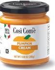 Pumpkin Puree 988 oz Crema di Zucca Yellow pumpkin cream produced exclusively in the Piana del Sele is a perfect ingredient for seasoning risottos and pastas Pumkin Spice Perfect for the holidays Così Comè