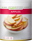 Nutristore Freeze Dried Fuji Apples  10 Can Fruit  Perfect Healthy Snacks  Bulk Survival Emergency Food Storage Supply  Low CarbCalorie Canned Supplies  CampingBackpacking  25 Year Shelf Life