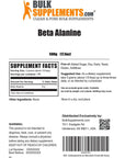 BULKSUPPLEMENTS.COM Beta Alanine Powder - Beta Alanine Pre Workout, Beta Alanine 3000mg - Beta Alanine 500g, Beta Alanine Bulk - Unflavored, Pure & Gluten Free, 3g per Serving, 500g (1.1 lbs)