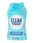 Clear Theory Water Flavoring Drops with Electrolytes Water Enhancer Liquid Flavored Water Drink Mix Hydration for Kids Vegan Gluten Free Low Calorie Blue Raspberry 4 Pack 162 Fl Oz Bottles