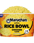 Maruchan Microwavable Chicken Rice Bowl Instant Rice 376 Oz 6 Count