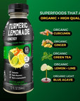 Organic Golden Tiger Turmeric Energy Lemonade - 12 Bottles