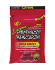 Extreme Sport Beans Energizing Jelly Beans for Exercise with Caffeine Electrolytes and Vitamins by Jelly Belly  Cherry Flavor Case of 24 x 1 Ounce Resealable Bags