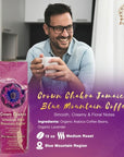 Jamaican Blue Mountain Coffee Beans  Arabica Whole Bean Coffee Medium Roast with Smooth Creamy  Floral Notes  Crown Chakra Organic Coffee for Espresso Pour Over  French Press  KureTea 12 oz