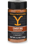 Yellowstone Cowboy BBQ Seasoning and Rub, 5.3oz