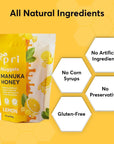 PRI Manuka Honey  Lemon Nuggets Sweet and All Natural Hard Candy Treat 35oz