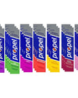 Propel Powder Packets ALL 7 Flavors  3 Watermelon 3 Grape 3 Kiwi Strawberry 3 Berry 3 Lemon 3 Black Cherry 3 Raspberry Lemonade Variety Pack With Electrolyte drink mix Vitamins and No Sugar 21 Count  Packaging may vary