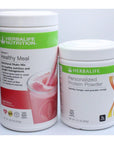 HERBALIFE (Duo) Formula 1 Healthy Meal Nutritional Shake Mix (Wild Berry) with Personalized Protein Powder