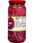 Mezzetta Pickled Red Onions  Gluten Free  16 Fluid Ounce Jar Pack of 6