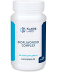 Klaire Labs Bioflavonoid Complex - Immune, Cardiovascular & Antioxidant Support Supplement with Citrus Bioflavonoids, Quercetin & Rutin (120 Capsules)