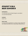 Finest Call Premium Red Sangria Drink Mix 1 Liter Bottle 338 Fl Oz Pack of 3