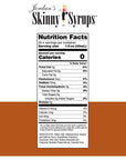 Jordans Skinny Syrups Sugar Free Coffee Syrup Caramel Pecan Flavor Drink Mix Zero Calorie Flavoring for Chai Latte Protein Shake Food  More Gluten Free Keto Friendly 254 Fl Oz 1 Pack