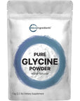 Micro Ingredients Glycine Powder - 1KG (2.2 Pounds) - Glycine 1000mg Per Serving