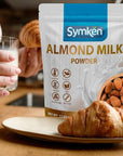 SYMKEN Almond Milk Powder 176 Oz 500g  Pure Almond  No added sugar  Vegan  Gluten free  Lactose free  NonGMO  NonDairy  Vegan protein 15  Plantbased Almond Milk