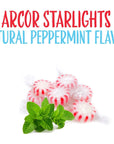 Arcor Starlights Peppermint Hard Candy Naturally Flavored 2Pound Bag About 180 Pieces