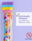 Twist Rainbow lollipopsIndividually Wrapped Bulk for Kids Birthday Party Easter Candy Lollipop 22Count