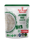 Eat Regal Jasmine Microwave Parboiled Rice Pack of 6 88 Ounce Ready Rice in 90 Sec 100 Natural Ingredients  Pre Cooked  Ready to Eat  Thai Sticky Rice  Side Dish