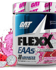 GAT SPORT Flexx EAAs + Hydration, Advanced Essential Amino Acids, 30 Servings (Dragonfruit Watermelon)