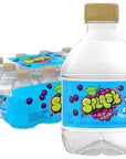 Splash Blast, Acai Grape Flavored Water, with Electrolytes - 8 Fl Oz, 12 Pack