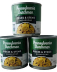 Pennsylvania Dutchman Mushrooms Pieces and Stems Bundle with 3Pack of 4 oz Cans and 1 Reusable Bag for StorageLeftovers