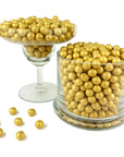 Color It Candy Shimmer Gold Sixlets 2 Lb Bag  Perfect For Table Centerpieces Weddings Birthdays Candy Buffets  Party Favors