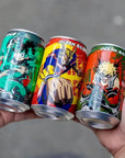 Ocean Bomb My Hero Academia Sparkling Water EXCLUSIVE  Limited Edition Collectible Set  111 fl oz 330ml Each  Pack of 6