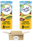 Crystal Light SugarFree Lemon Iced Tea Naturally Flavored Powdered Drink Mix  Pack of 2