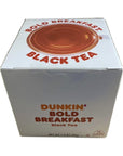 Dunkin Donuts Bold Breakfast Black Tea 15 Individual wrapped tea bags with eRaiyan Sticker Bold Breakfast Black Tea