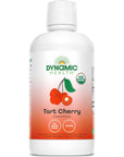 Dynamic Health Organic Tart Cherry Juice Unsweetened 100 Juice Concentrate Antioxidants Supplement No Sweeteners or Additives Vegan Gluten Free BPA Free 32 oz