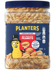 Planters Lightly Salted Dry Roasted Peanuts 6 ct Pack 22 lb Containers