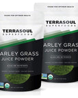 Terrasoul Superfoods Organic Barley Grass Juice Powder 10 Oz  USA Grown  Made from Concentrated Juice  Superior to Barley Grass