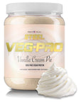 Steel Supplements Veg-PRO | Vegan Protein Powder, Vanilla Cream Pie | 25 Servings (1.65lbs) | BCAA Amino Acid | Gluten Free | Non Dairy | Low Carb Formula