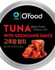 Chung Jung One OFood Canned Tuna Authentic Chunk Light Tuna Seafood in Sunflower Oil Perfect for Fresh Salads Sandwiches and Healthy Meals Pack of 3 GOCHUJANG