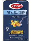 Barilla Gluten Free Rotini Pasta, 12 Ounce -- 8 per case.