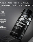 MuscleTech Platinum Multivitamin for Immune Support 18 Vitamins & Minerals Vitamins A C D E B6 B12 Daily Workout Supplements for Men 90 Ct