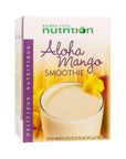 Nutmeg State Nutrition  High Protein Meal Replacement Smoothie Low Calorie Low Fat 15g Protein Ideal Protein Compatible 7 Servings Per Box Aloha Mango