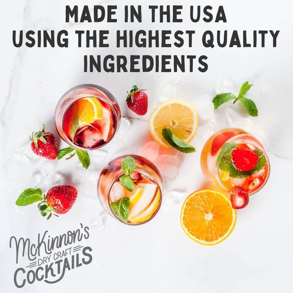 McKinnons Dry Craft Cocktails  Dehydrated Fruit and Herbs  DIY Mixology  Infusion Kit  Mason Jar Serves 8  16 Drinks Grapefruit Rosemary