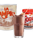 Toddy Chocolate  Leche La Campiña Venezuela Beverage Bundle Powder Drink Mix Variety Pack Instant Powdered Milk And Chocolate Powder Drink Mix Breakfast Shake with Vitamins and Proteins Instant Hot and Cold Beverage for Kids  Adults