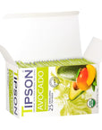 Tipson Organic Avocado Herbal Infusions  Avocado Mango  Caffeine Free Non GMO Gluten Free Kosher  25 Tea Bags Pack of 1