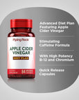 Piping Rock Apple Cider Vinegar Capsules | 84 Pills | with Vitamin B12, Chromium, and Cayenne | Non-GMO, Gluten Free Supplement