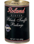 Roland Foods Himalayan Black Truffle Peelings Indicum Truffles Specialty Imported Food 7Ounce Can