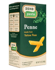 ZENB Plant Based Pasta, Made From 100% Yellow Peas, Gluten Free, Penne, 12 oz Boxes (Pack of 6)