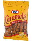 Kraft Original Caramels Chewy Candy 269g95oz Bag Imported from Canada