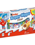 Kinder "Happy Hippo" Cocoa Cream Biscuits : Pack of 5 Biscuits