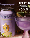 Busty Lush NonAlcoholic Mocktail Variety Pack Lavender Margarita and Grapefruit Paloma Craft Mocktails feat Fresh Citrus and Agave 8 Pack