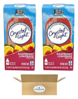 Crystal Light Raspberry Lemonade Iced Tea Powdered Drink Mix - Pack of 2 (20 Packets in total)