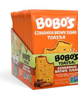 Bobo's TOASTeR Pastries, Cinnamon Brown Sugar, 2.2 oz Pastry (12 Pack), Gluten Free Whole Grain Breakfast Toaster Pastries