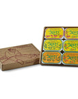 NURI Portuguese Sardines And Mackerel Variety Pack In A Limited Edition Gift Box  6 Pack Bundle  One of Each