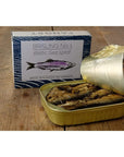 Fangst Brisling No 1  Tinned Nordic Sardines Smoked with Heather  Chamomile  1 x 100g Can