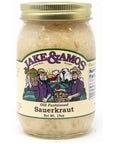 Jake  Amos Old Fashioned Sauerkraut  215 Oz Jars